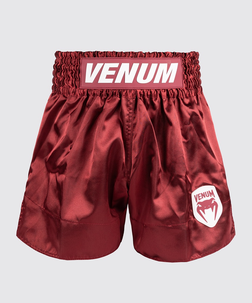 Venum Muay Thai Shorts Classic Evo, Burgunderrot
