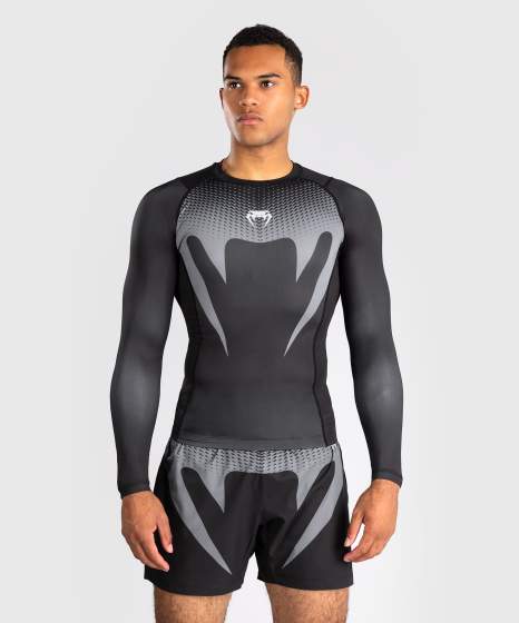 Venum Rash Guard No Gi, Black-Silver
