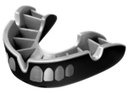 Opro Mundschutz Silver Grillz, Schwarz-Silber