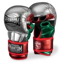 Phantom MMA Sparring Handschuhe Mexico, Silber-Grün-Rot