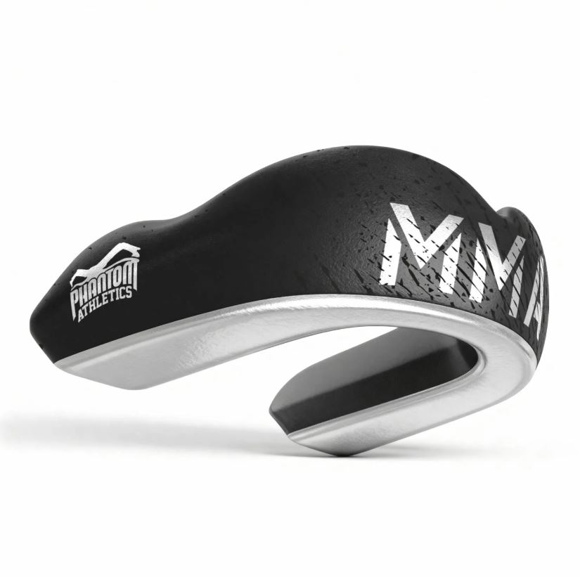 Phantom Mundschutz Elite MMA, Schwarz-Silber