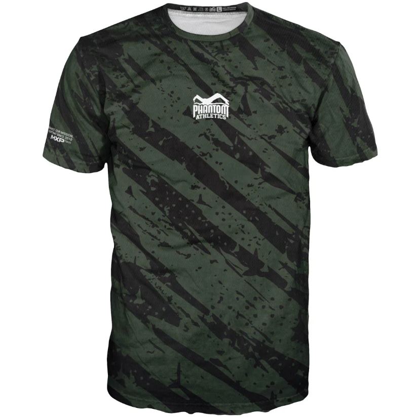 Phantom T-Shirt Evo-Camo Tiger, Grün-Schwarz