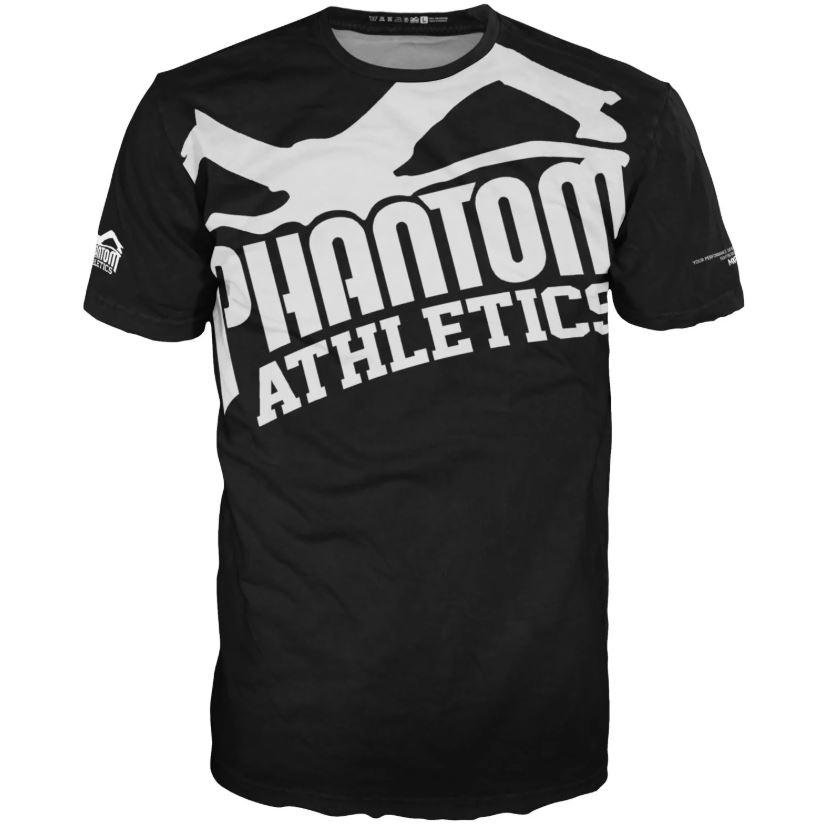 Phantom T-Shirt Evo-Supporter, Schwarz-Weiß