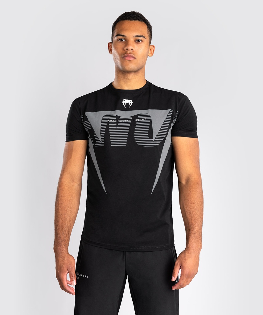 Venum T-Shirt Adrenaline, Schwarz-Silber