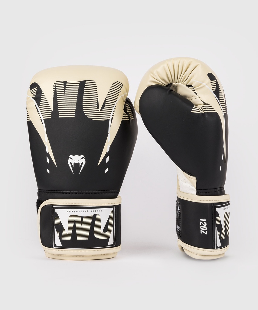 Venum Boxhandschuhe Adrenaline, Schwarz-Sand