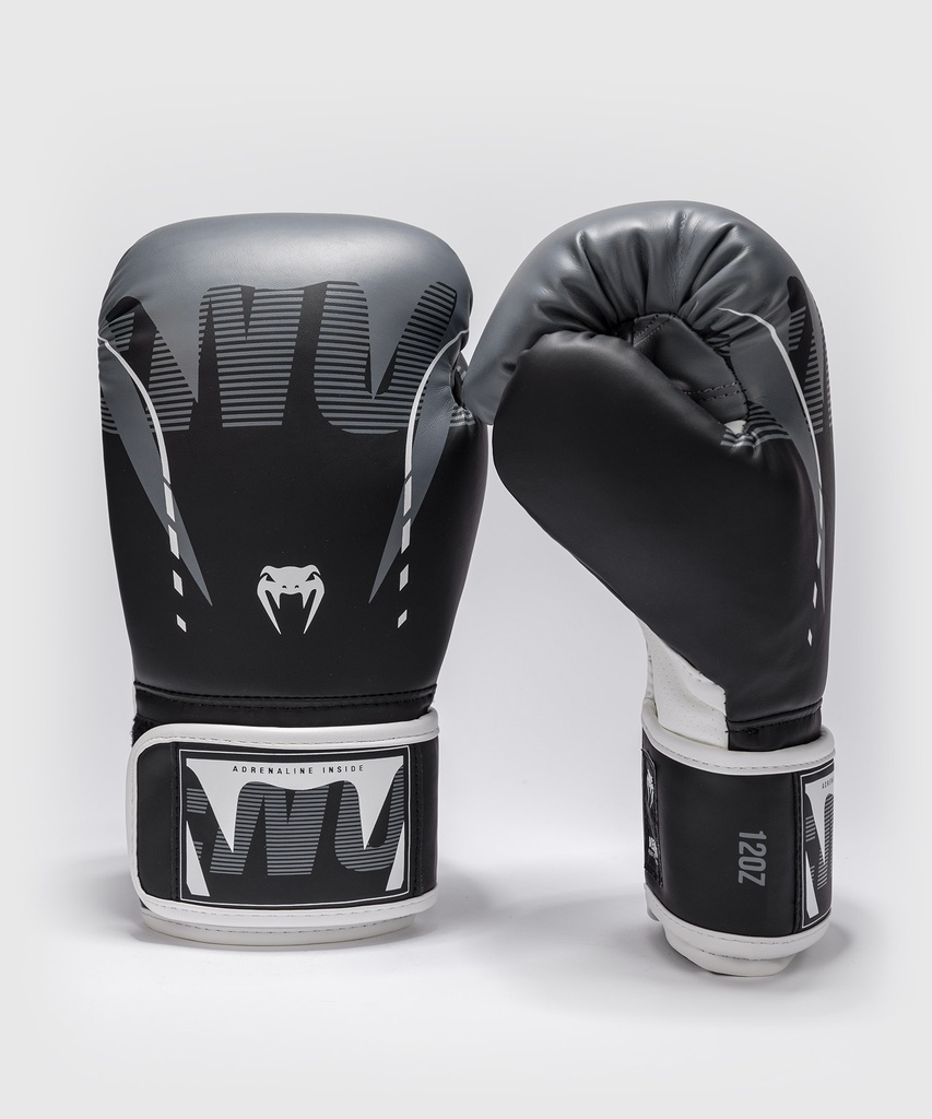 Venum Boxing Gloves Adrenaline, Black-Silver
