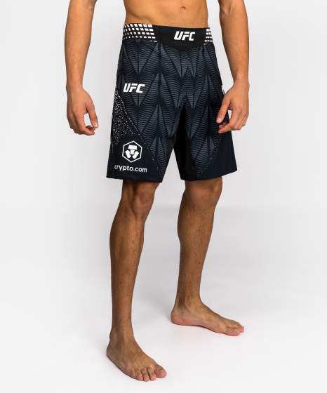Venum Fight Shorts UFC Zenith Authentic Fight Night Long Fit, Schwarz