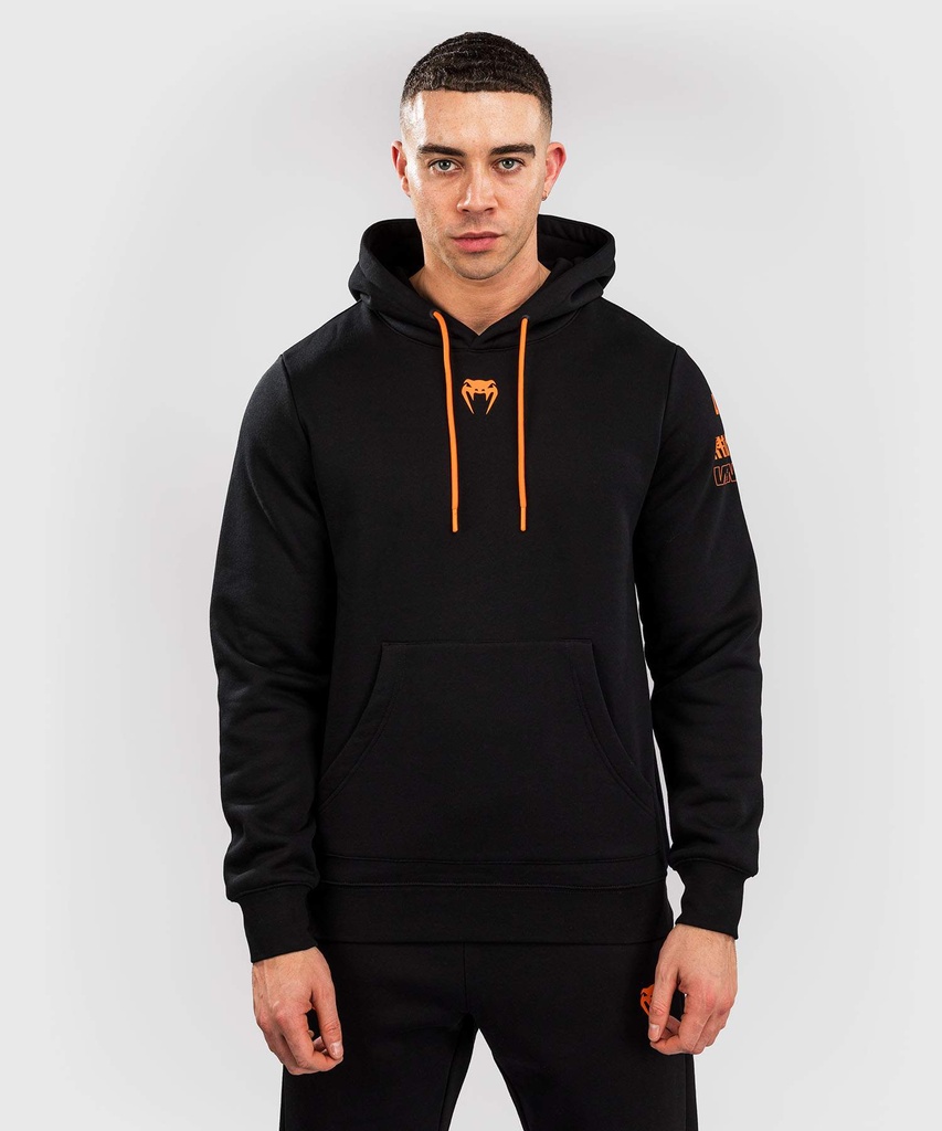 Venum Hoodie UFC Zenith Authentic Fight Week, Schwarz-Orange