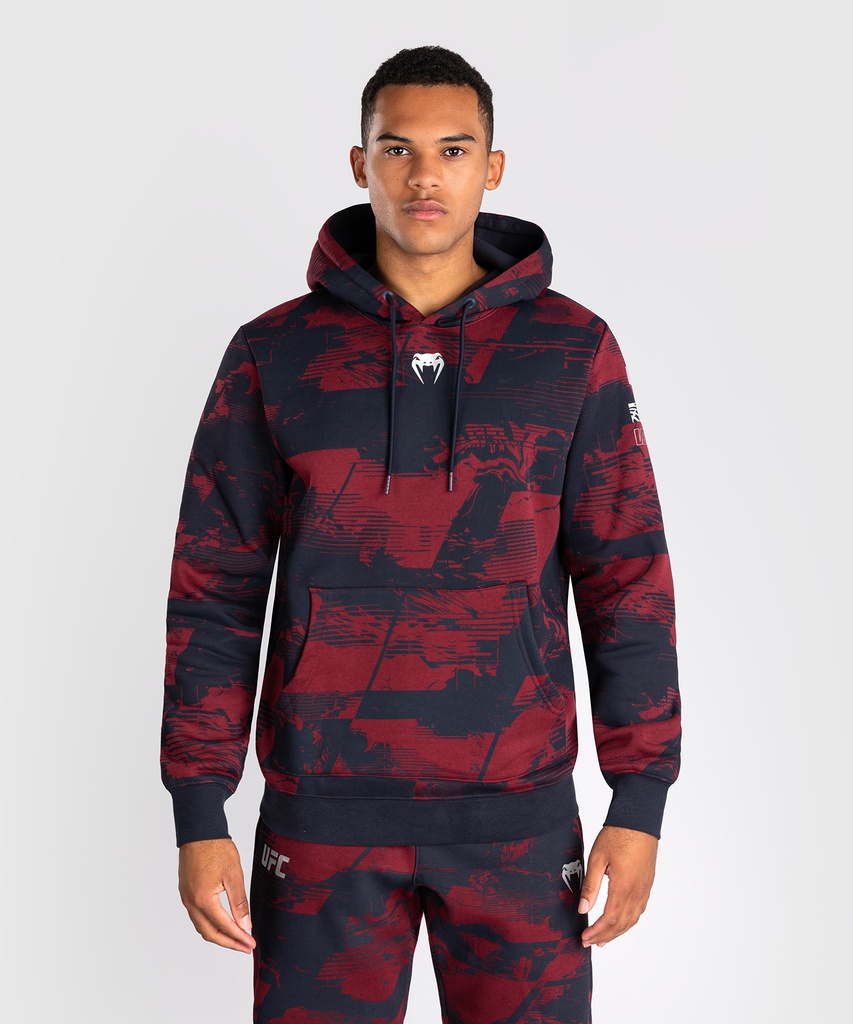Venum Hoodie UFC Zenith Authentic Fight Week, Black-Red