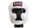 Twins Head Guard HGL3 Leather, White