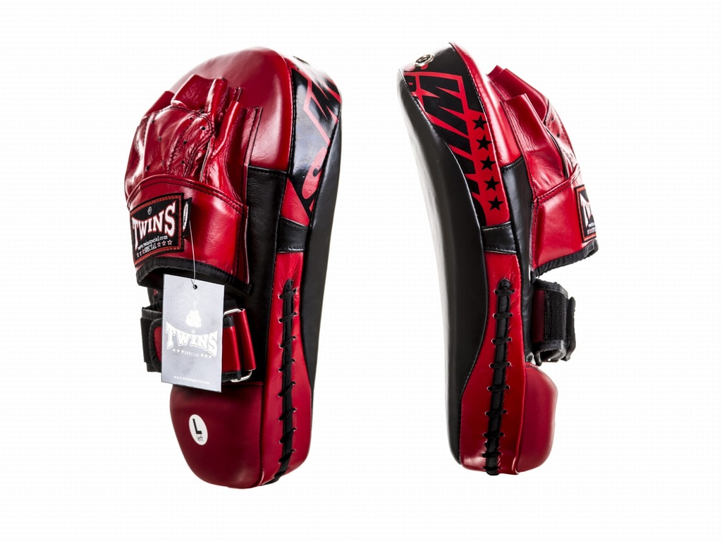 SALE 216 Twins Boxpratzen Lang PML-21, Schwarz-Rot