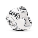 Twins Head Guard FHGL3 Leather, White-Black