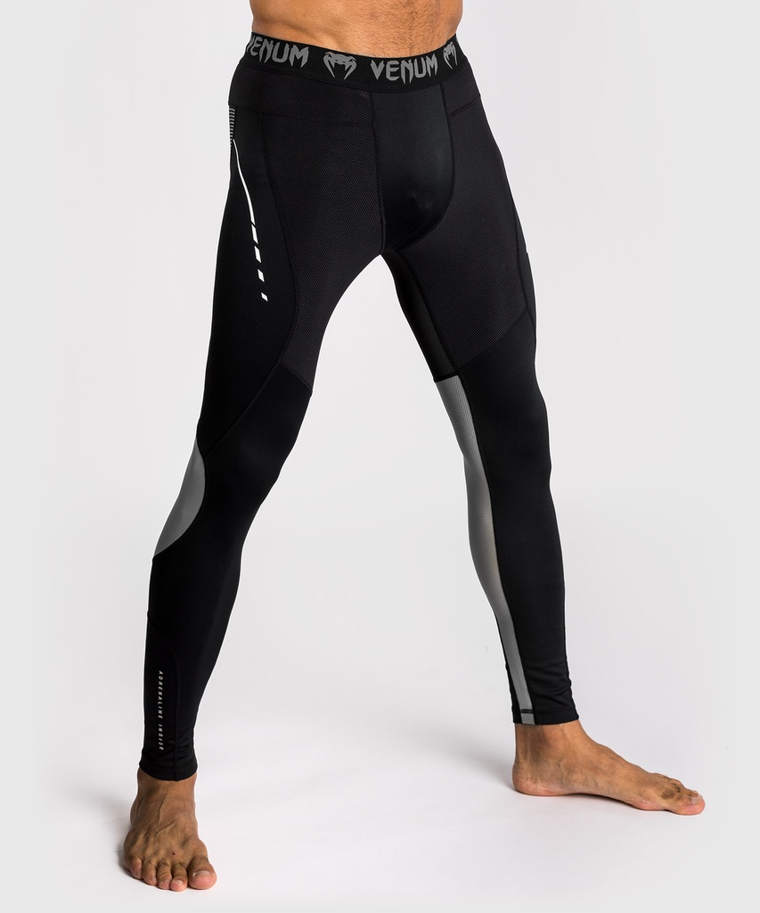 Venum Compression Pants Adrenaline, Schwarz-Silber