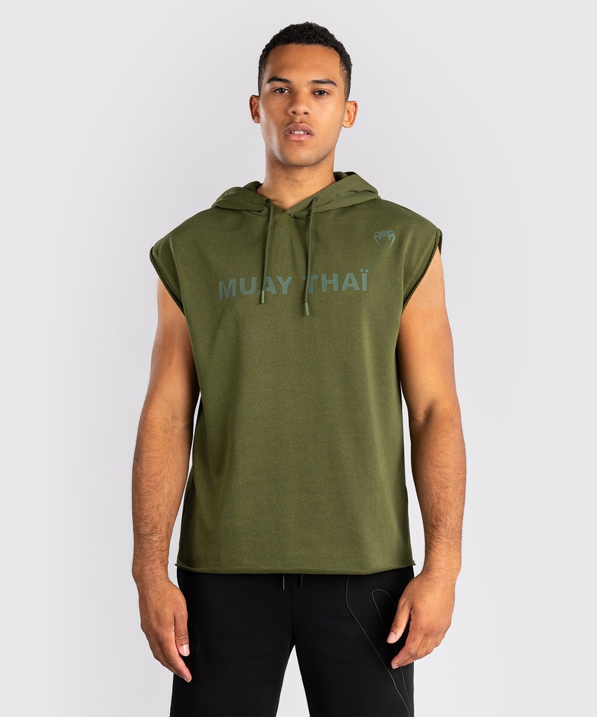 Venum Hoodie Muay Thai VT Ärmellos, Grün