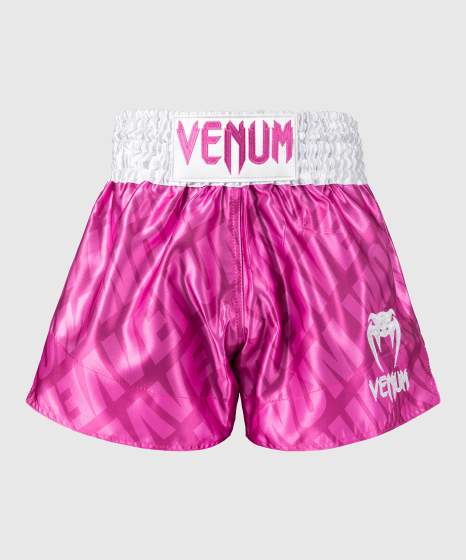 Venum Muay Thai Shorts Contender XT, Pink-Weiß