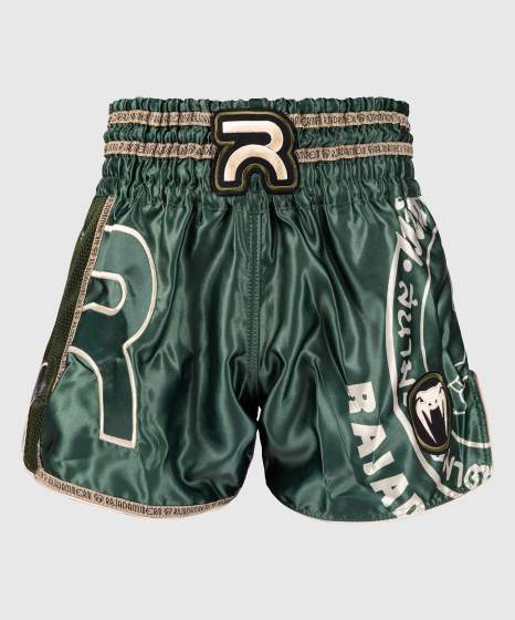 Venum Muay Thai Shorts Rajadamner, Grün