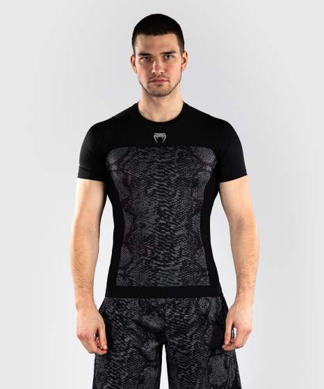 Venum Rash Guard G-Fit Scales, Schwarz-Grau