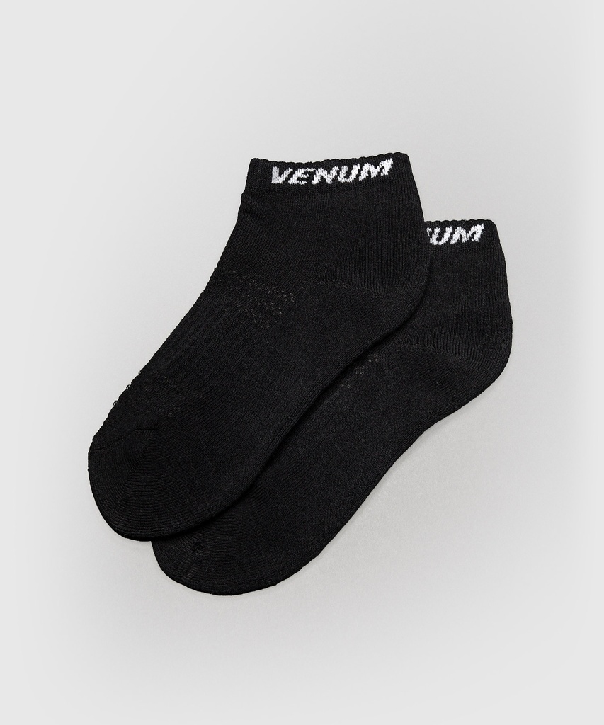 Venum Socken Essential Ankle 3-er Pack, Schwarz