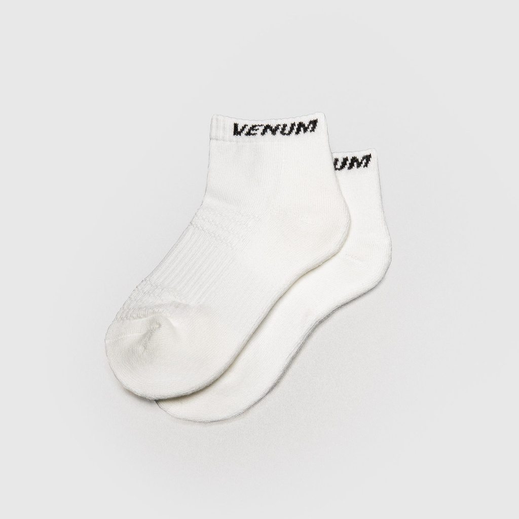 Venum Socks Essential Ankle 3 Pack, White