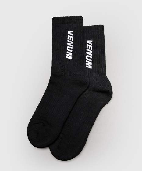 Venum Socks Essential Crew 3 Pack, Black