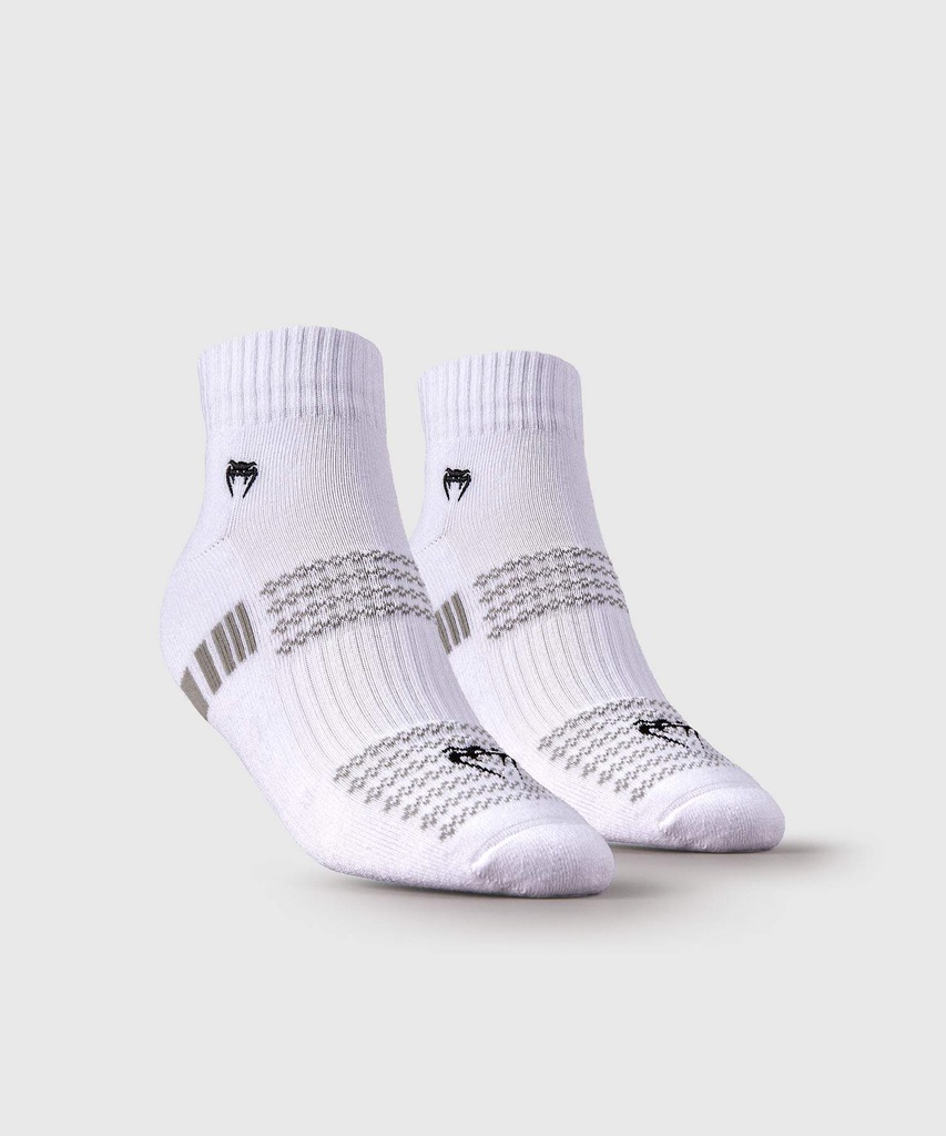Venum Socken Vector Ankle, Weiß-Grau