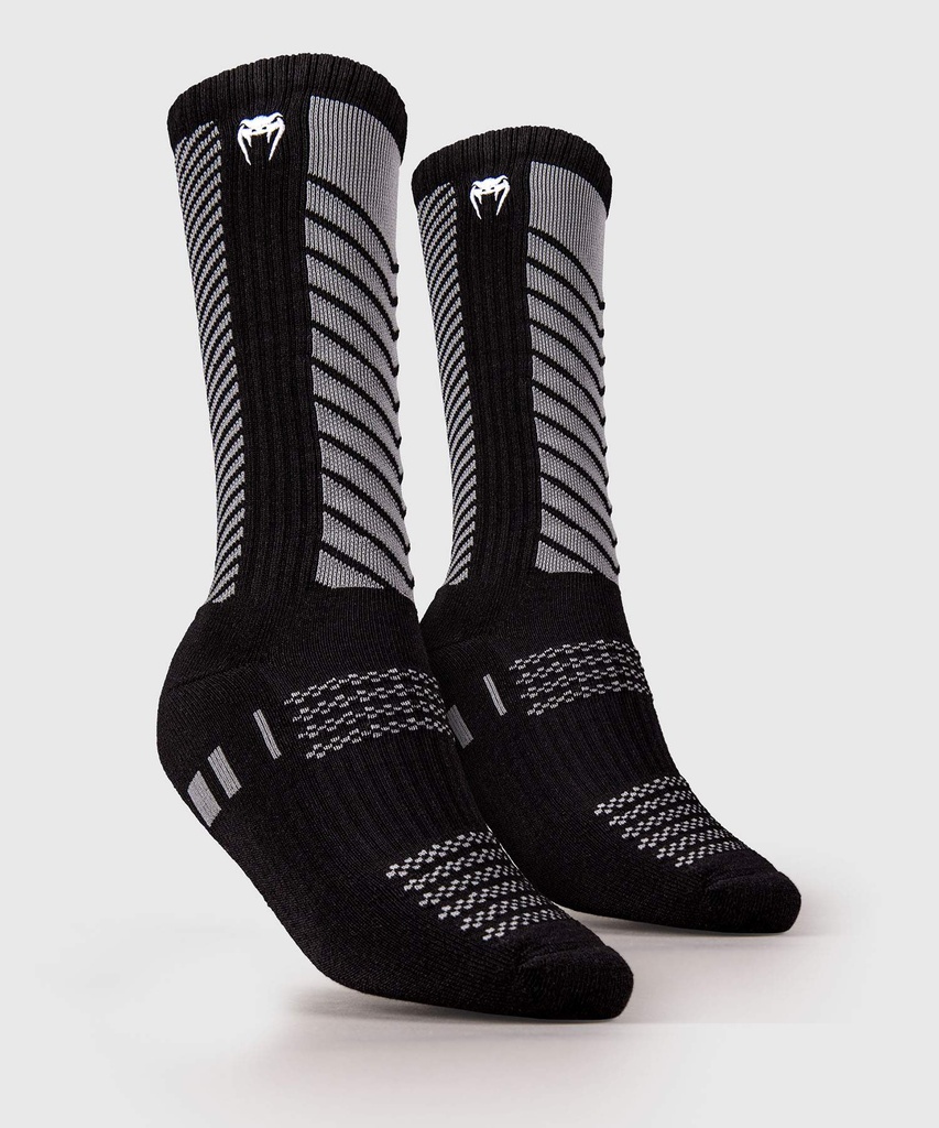 Venum Socken Vector Over-The-Calf, Schwarz-Grau
