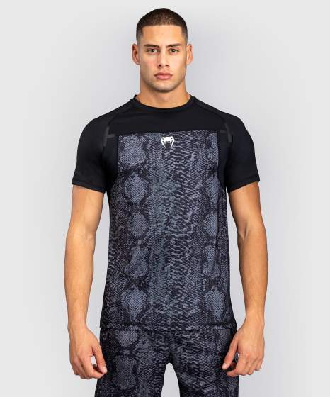 Venum T-Shirt Dry-Tech G-Fit Scales, Schwarz-Grau