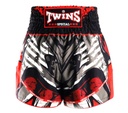 Twins Muay Thai Shorts Demon, Black-Red