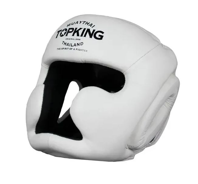 Top King Head Guard Full Coverage, White