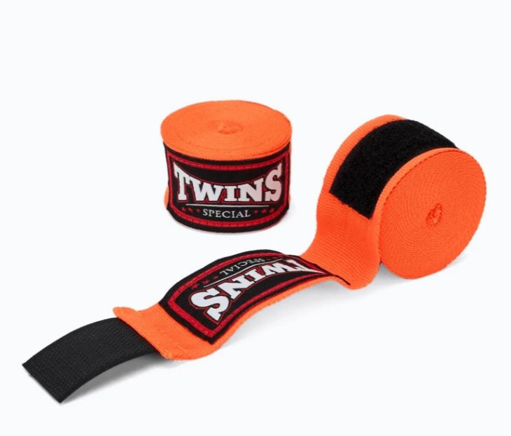 Twins Hand Wraps CH6 3m Semi-Elastic, Orange