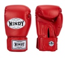 Windy Boxing Gloves Classic Synthetic Leather, Red