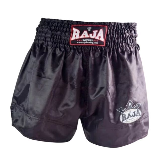 Raja Muay Thai Shorts Basic, Schwarz