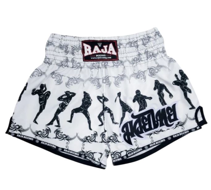 Raja Muay Thai Shorts Fighters, Weiß