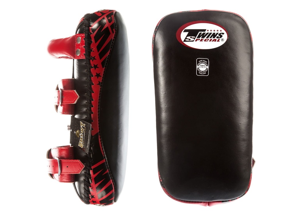 Twins Thai Pads KPL-1 L, Schwarz-Rot