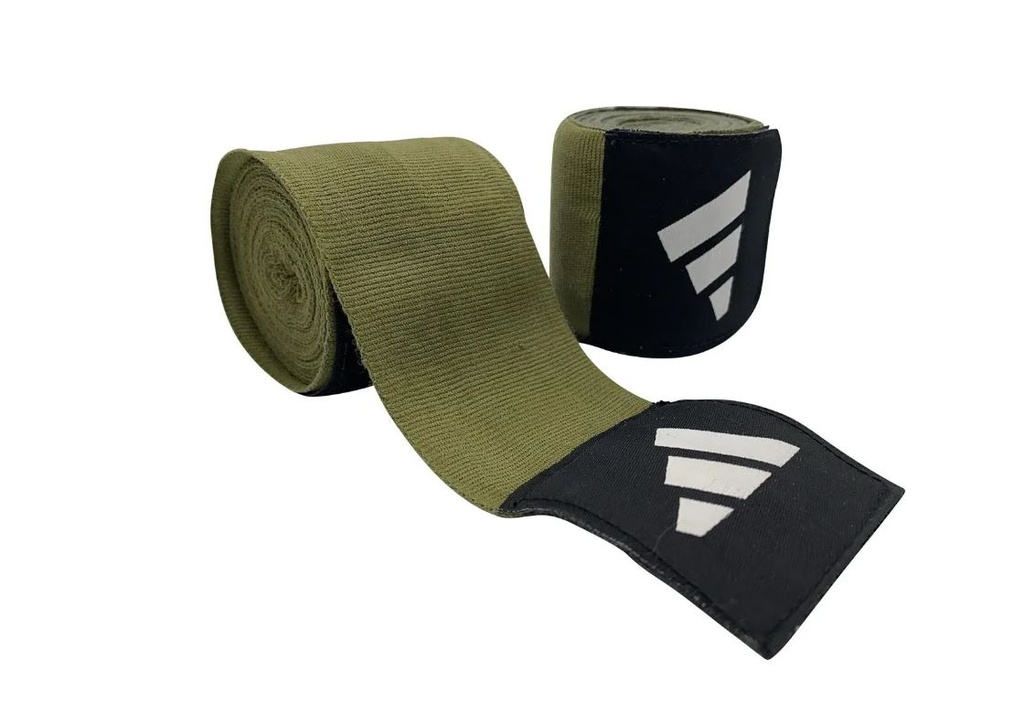 adidas Boxbandagen 4,5m Halbelastisch, Olivgrün