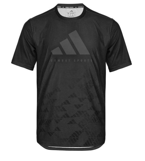 adidas T-Shirt Tech Line Combat Sports, Schwarz