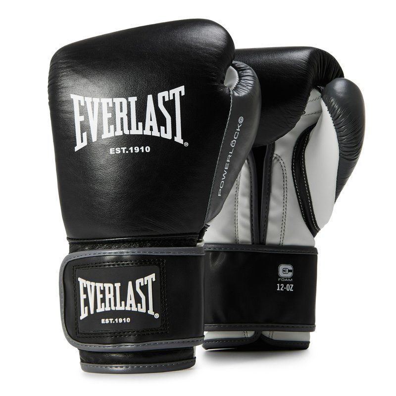 Everlast Boxing Gloves Powerlock OG Advanced, Black-White