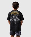 Venum T-Shirt Kids Wolf Atak, Schwarz-Grau