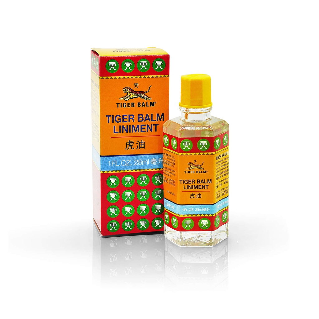 Tiger Balm Liniment Oil 28ml, Warming, Red