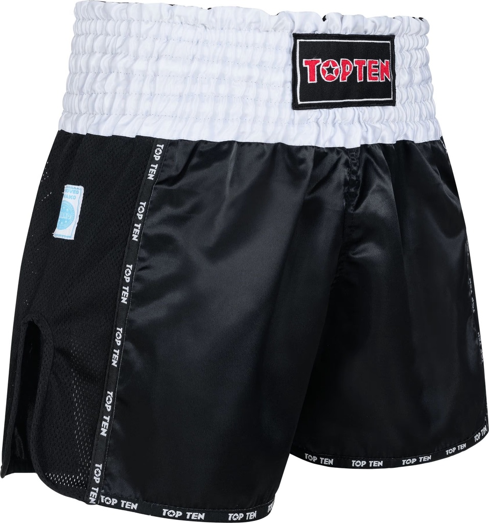Top Ten Kickbox-Shorts WAKO KicksOff, Schwarz