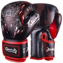 8Weapons Boxing Gloves Wolf Kids, Black-Red