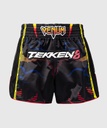 Venum Muay Thai Shorts Tekken 8 Yoshimitsu, Black-Orange
