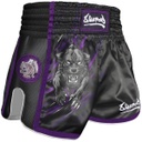 8Weapons Muay Thai Shorts Panther Kids, Schwarz-Violett