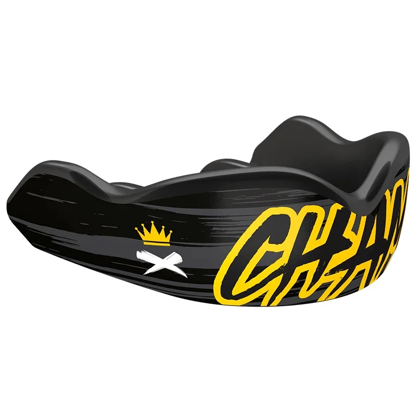 Damage Control Mouthguard High Impact Champ, Black-Yellow