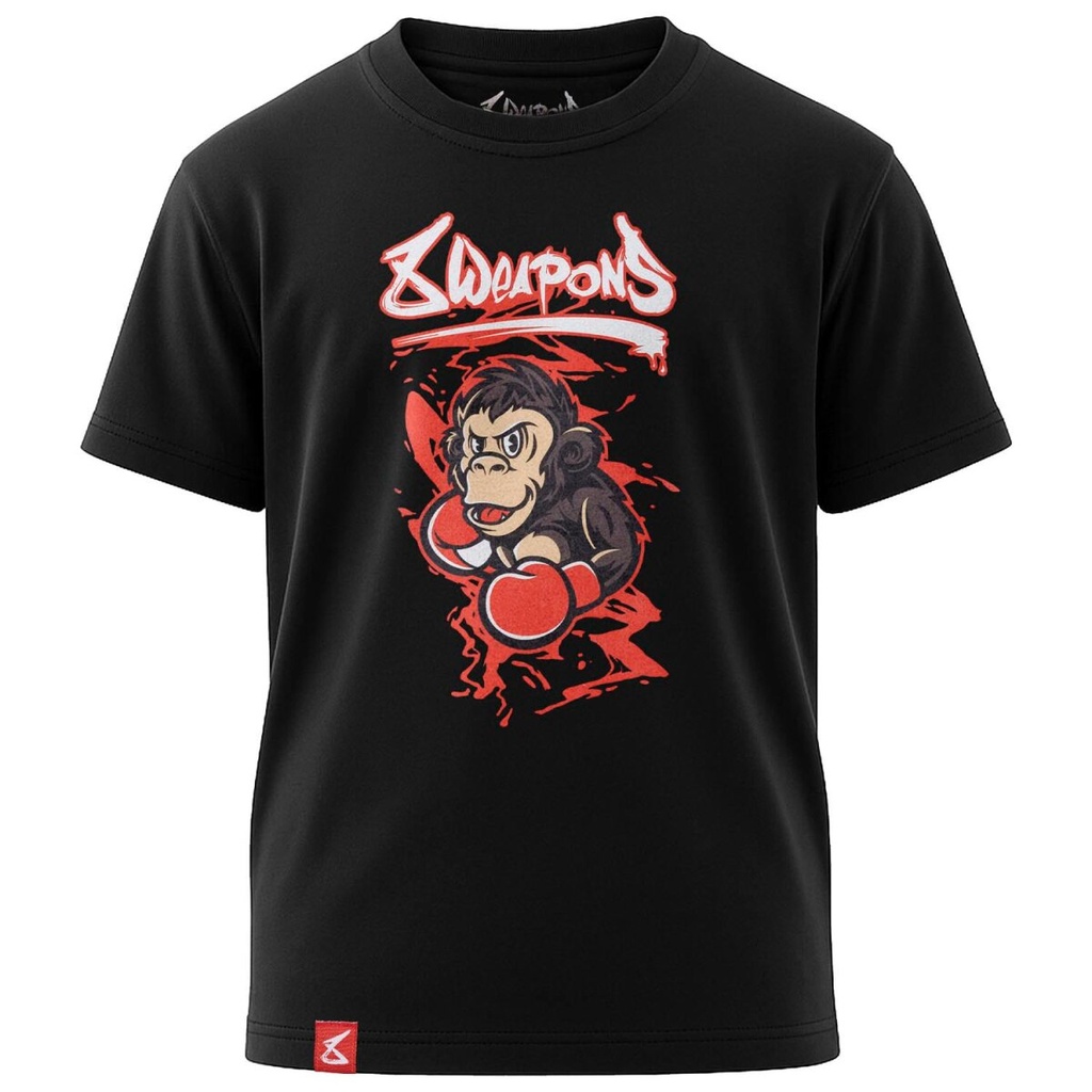 8Weapons T-Shirt Joe Kids, Black-Red