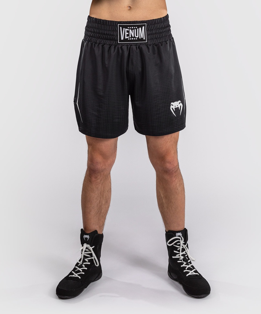 Venum Boxhose Stealth, Schwarz-Weiss