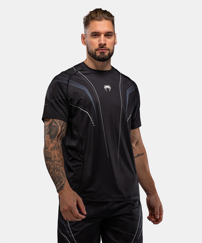 Venum Dry-Tech T-Shirt  Streamline, Schwarz-Weiss