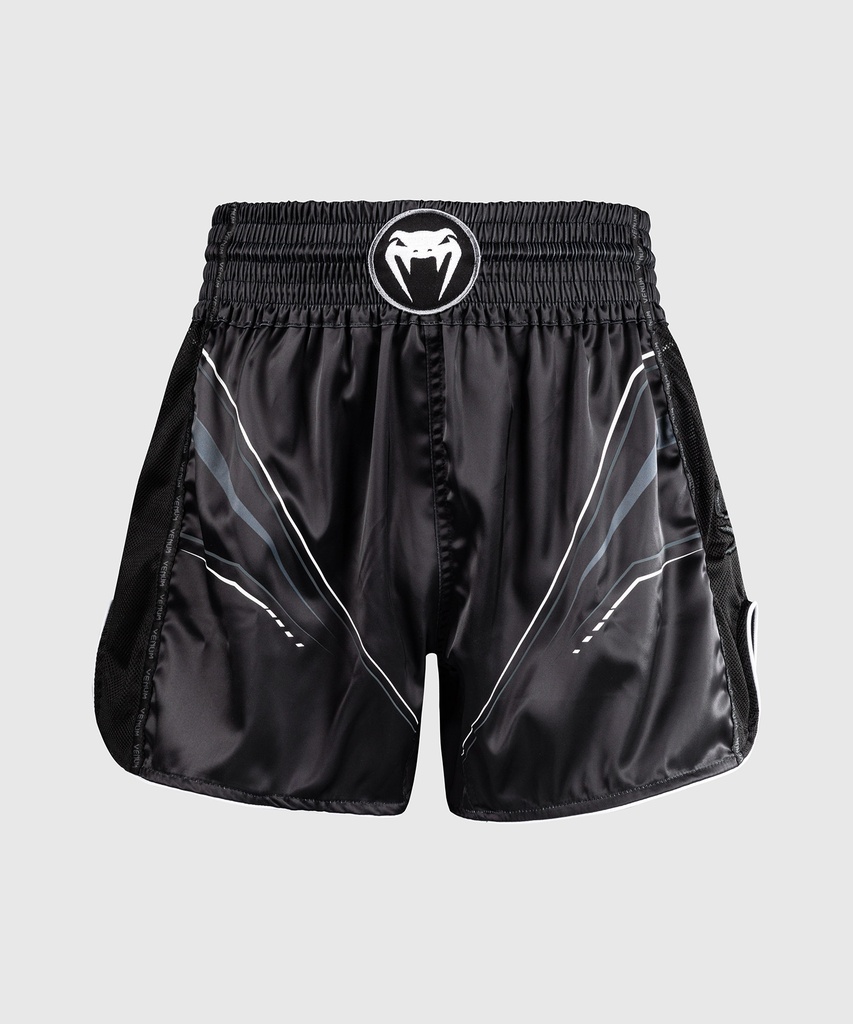 Venum Muay Thai Shorts Streamline, Schwarz-Weiss