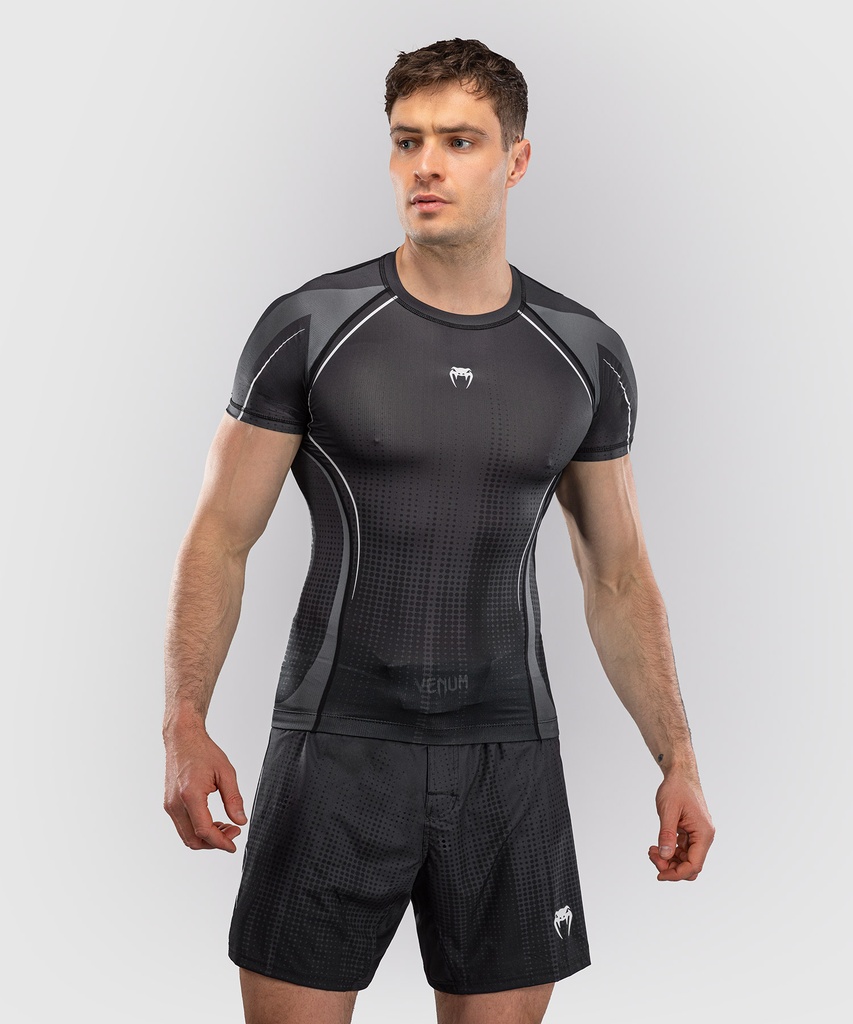 Venum Rash Guard Stealth, Black-White