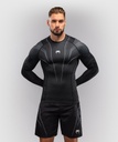 Venum Rash Guard Streamline, Schwarz-Weiss